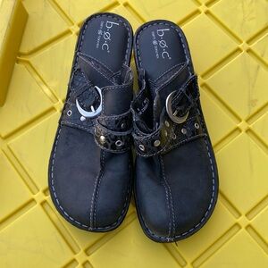 Born Concept Shoes Leather Upper Buckle Size 9/40.5